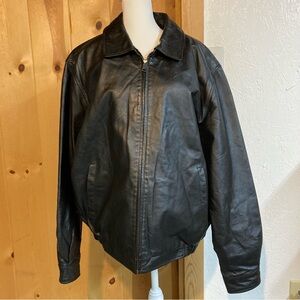 Croft & Barrow Black Bomber Jacket